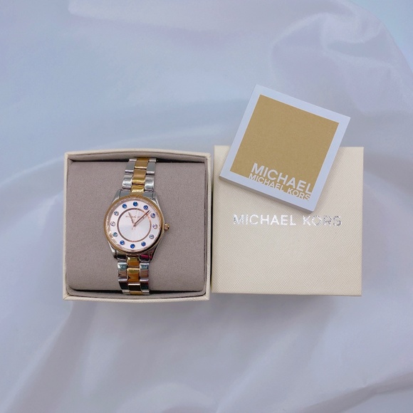 Michael Kors Women's Watch MK-6605 Colette Stainless Steel - Picture 1 of 7